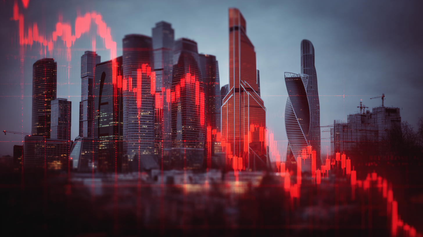 Российский рынок акций ушёл в минус: индекс Мосбиржи снизился почти на 3%